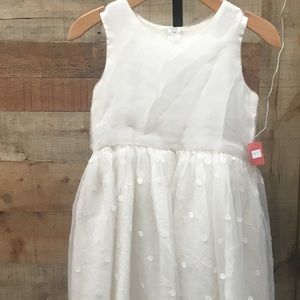 Dimples Los Angeles size 10 white kids dress